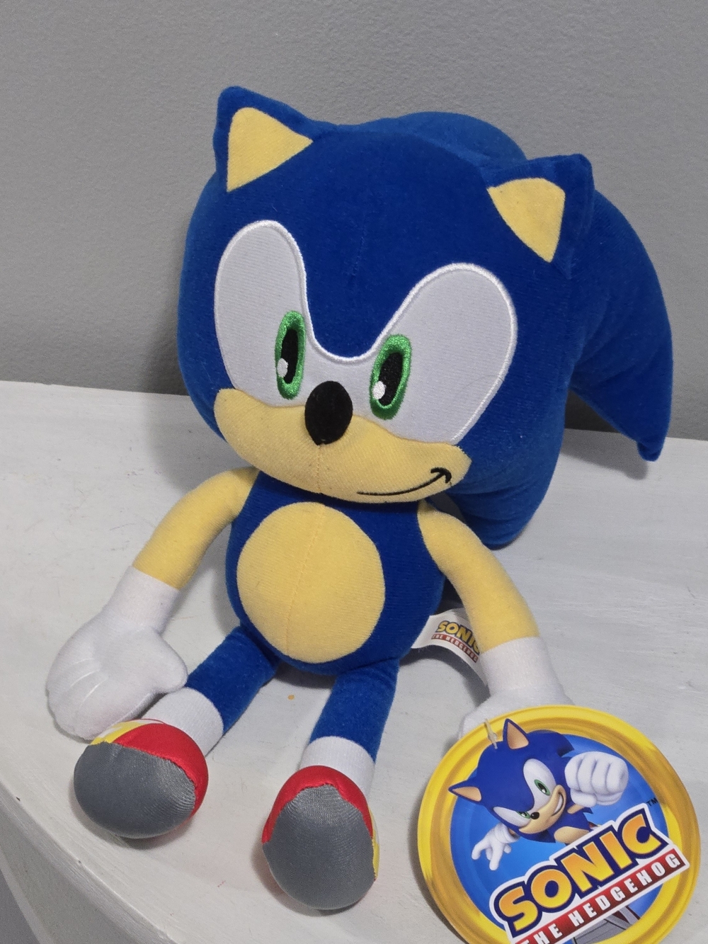 Sonic the Hedgehog Blue & Yellow Plush New